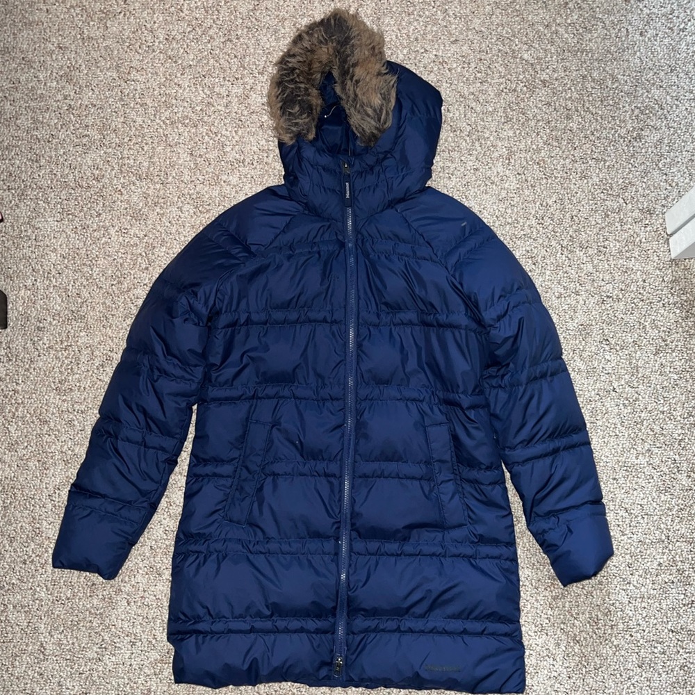 Marmot Girls Montreaux Down Coat with Fur Trim Hood